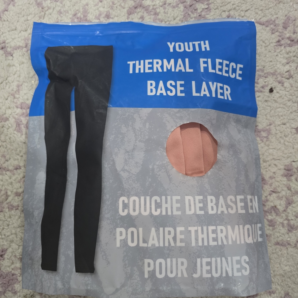 Bass Pro Shops Youth Thermal Fleece Base Layer - Black
